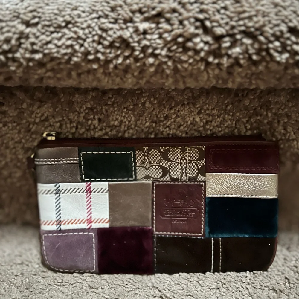 Coach Patchwork Wristlet GUC